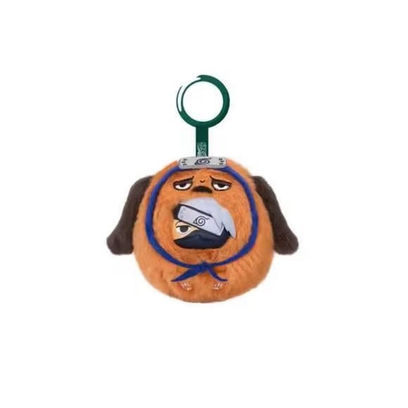 EAKI Naruto Cute Beast Party Puffy Party Series Plush Keychain Blind Box