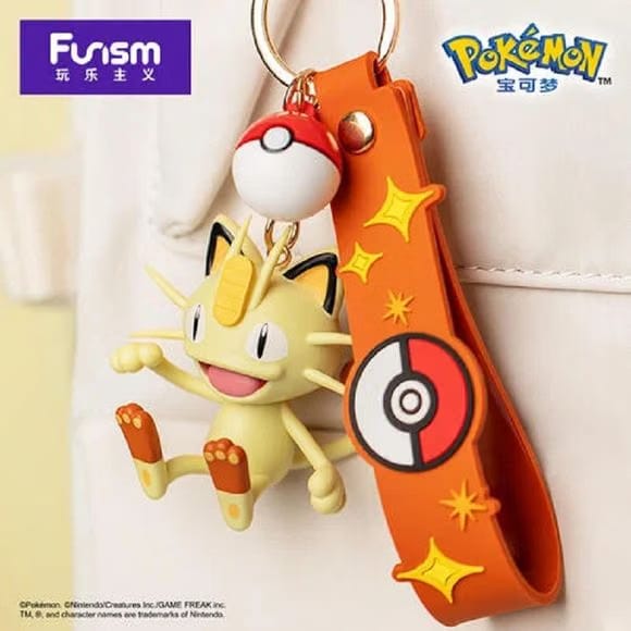 Funism Pokemon Meowth Vinyl Keychain