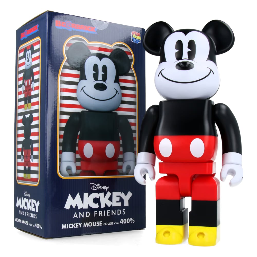 MEDICOM TOY 400% Bearbrick Mickey Mouse Color - Mickey Mouse & Friends