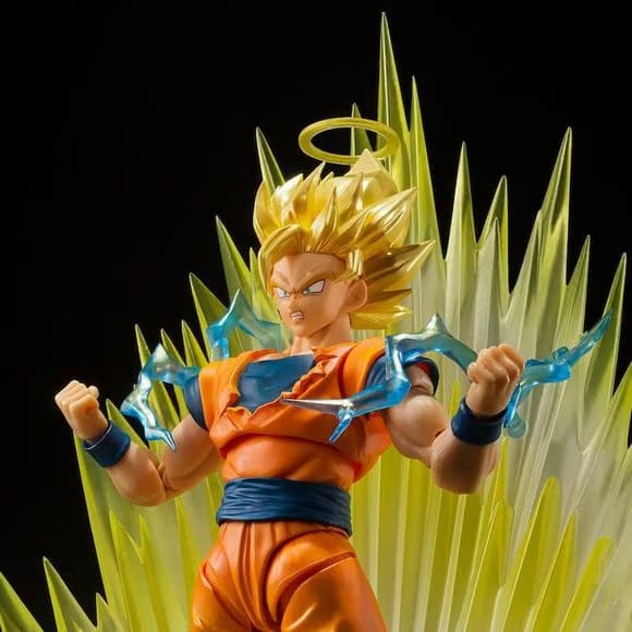 TAMASHII NATIONS Bandai Tamashii Nations Dragon Ball Z S.H.Figuarts Super Saiyan 2 Son Goku Exclusive Action Figure