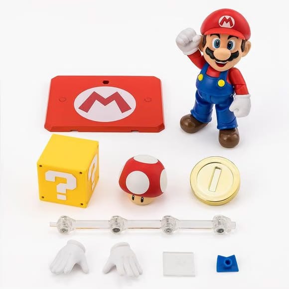 TAMASHII NATIONS Bandai Tamashii Nations S.H.Figuarts Super Mario Mario Action Figure