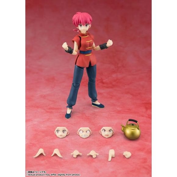 TAMASHII NATIONS Bandai Tamashii Nations Ranma 1/2 S.H.Figuarts Ranma (Female) Action Figure