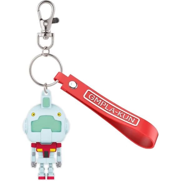 BANDAI SPIRITS Bandai Gundam GM GMpla-kun 3D Rubber Mascot Keychain
