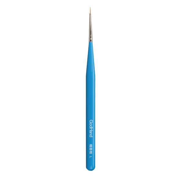 GodHand EBRSP-GML Brushwork PRO Hobby Fine Point Paint Brush Long w/ Cap