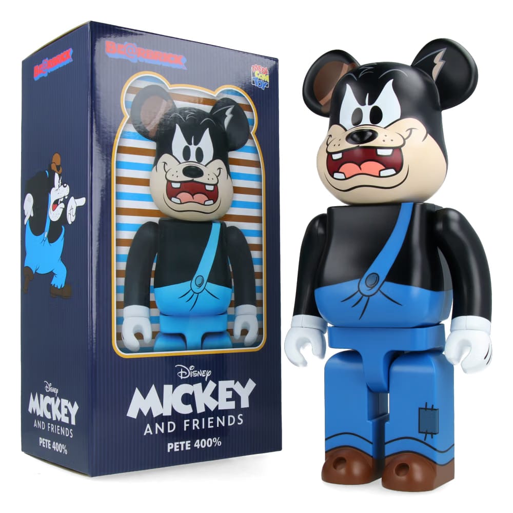 MEDICOM TOY 400% Bearbrick Pete - Mickey Mouse & Friends