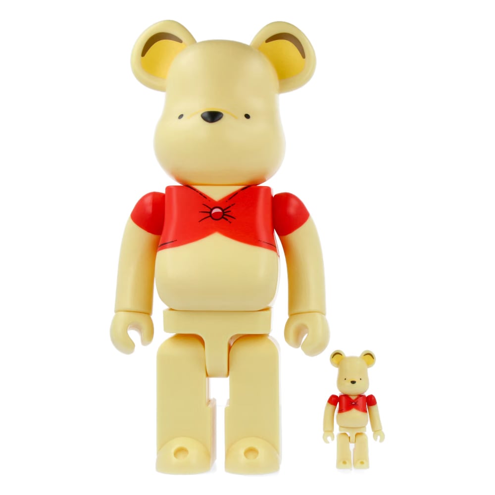 MEDICOM TOY 400% + 100% Bearbrick Winnie the Pooh - Classic Pooh Ver.