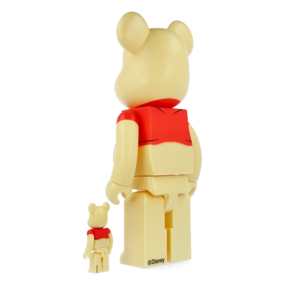 MEDICOM TOY 400% + 100% Bearbrick Winnie the Pooh - Classic Pooh Ver.