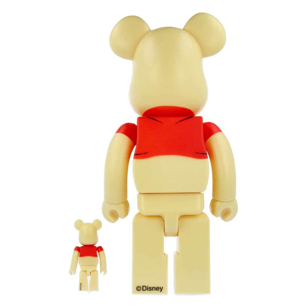 MEDICOM TOY 400% + 100% Bearbrick Winnie the Pooh - Classic Pooh Ver.