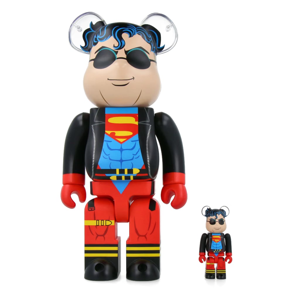 MEDICOM TOY 400% + 100% Bearbrick Superboy