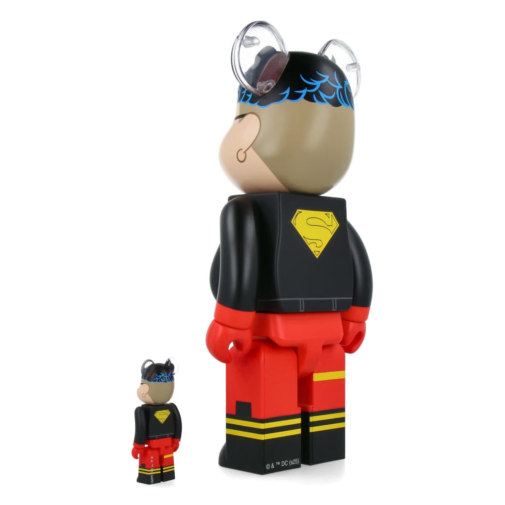 MEDICOM TOY 400% + 100% Bearbrick Superboy