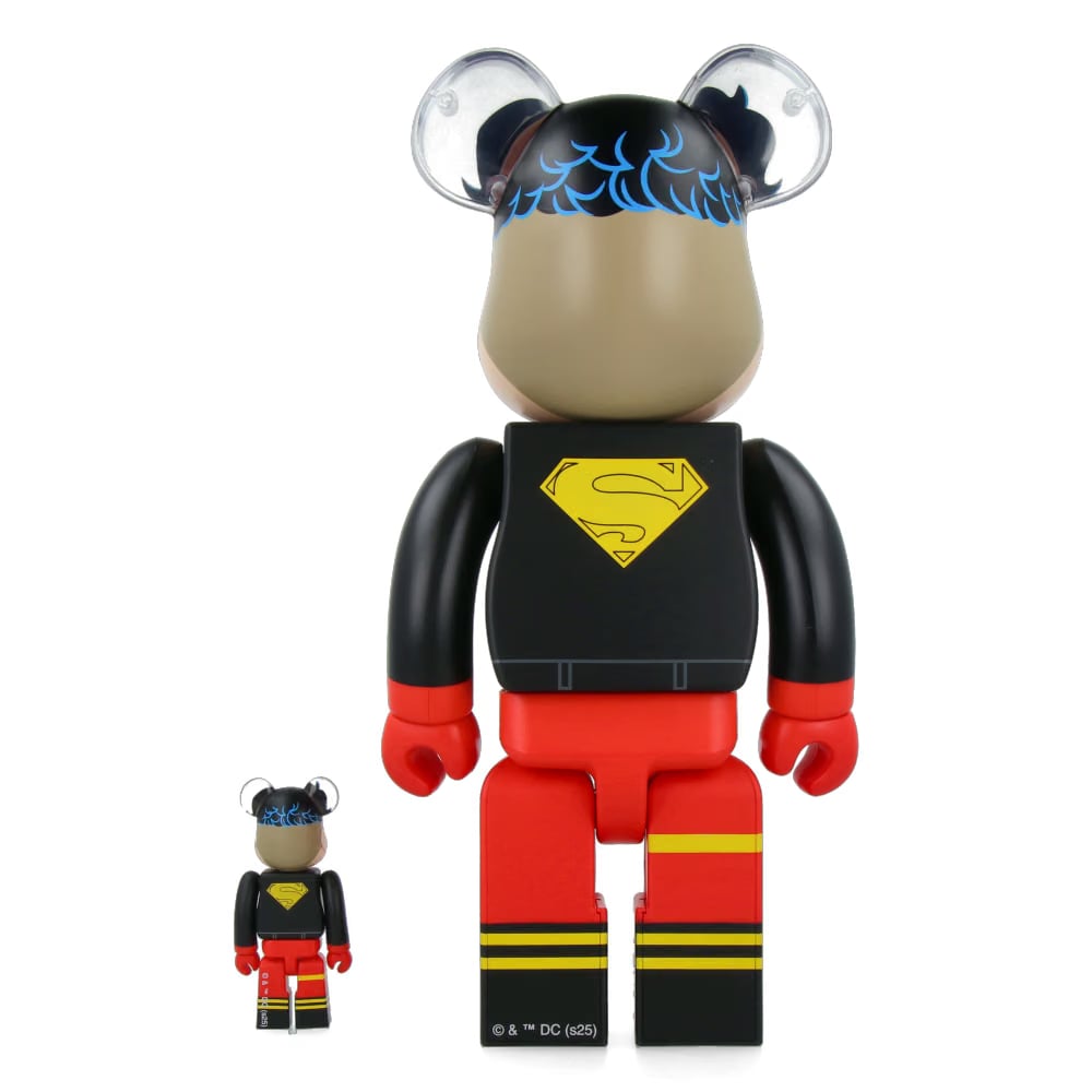 MEDICOM TOY 400% + 100% Bearbrick Superboy