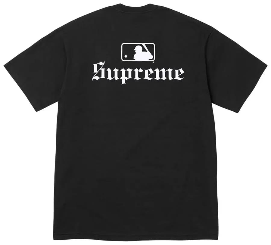 Supreme x MLB Teams SOX Tee 'Black'