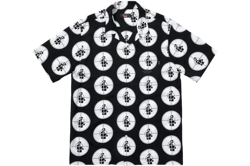 Supreme Undercover/Public Enemy Rayon Shirt 'Black'