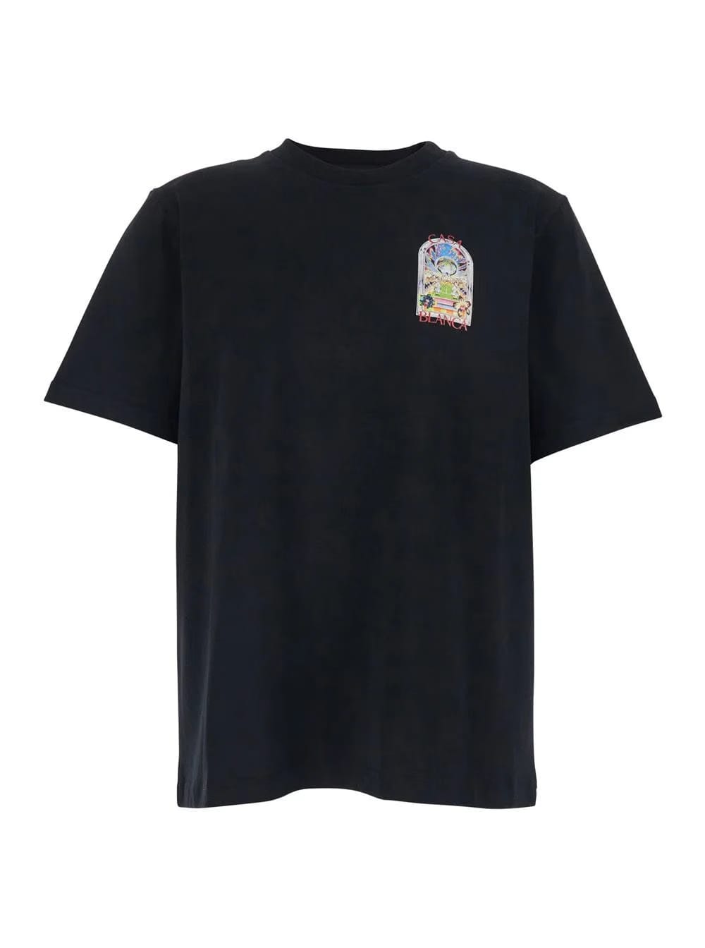 Casablanca Tennis Landscape Classic Tee 'Black'