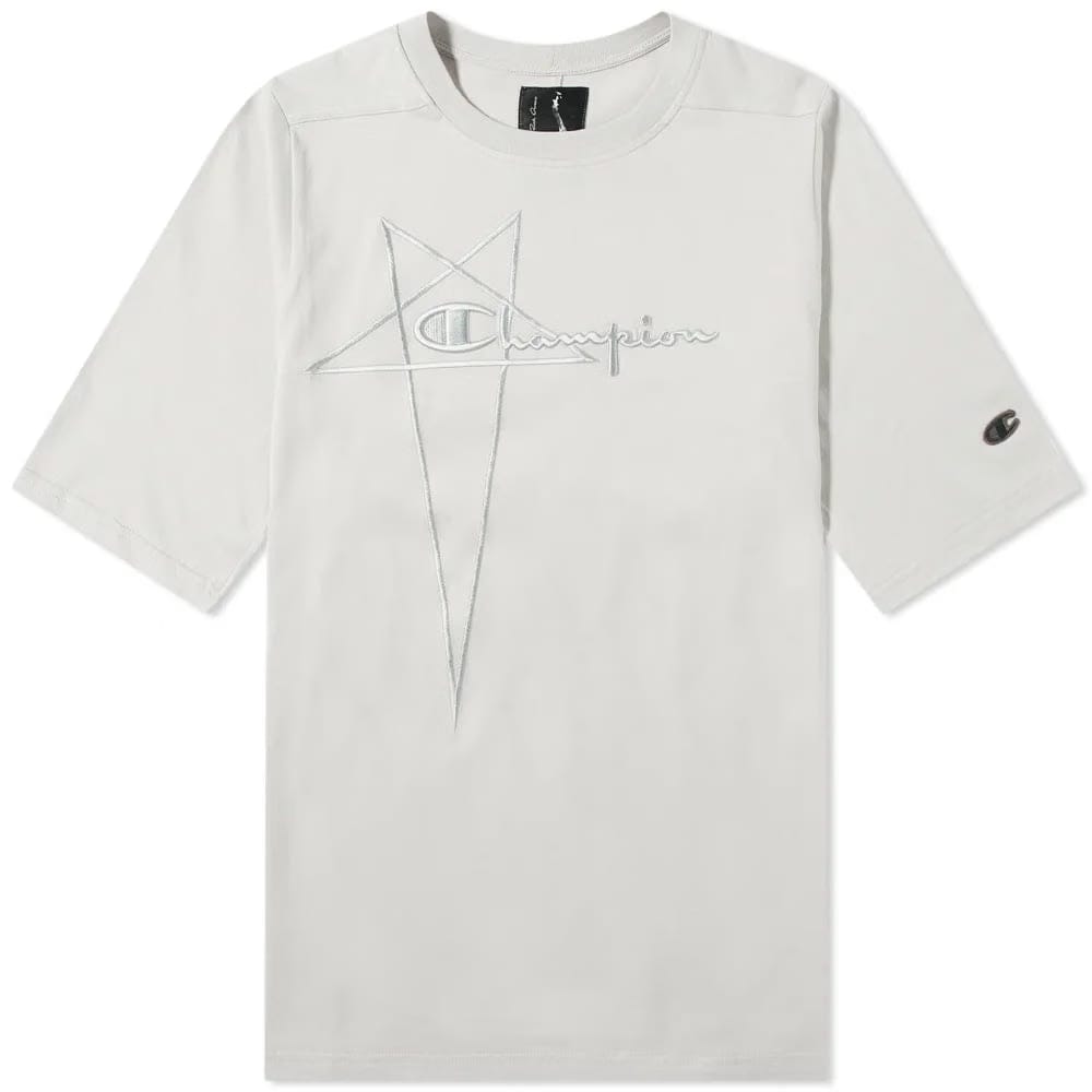 Rick Owens x Champion Jumbo Tee Jersey 'Oyster'