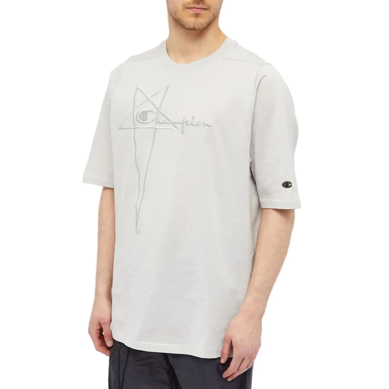 Rick Owens x Champion Jumbo Tee Jersey 'Oyster'