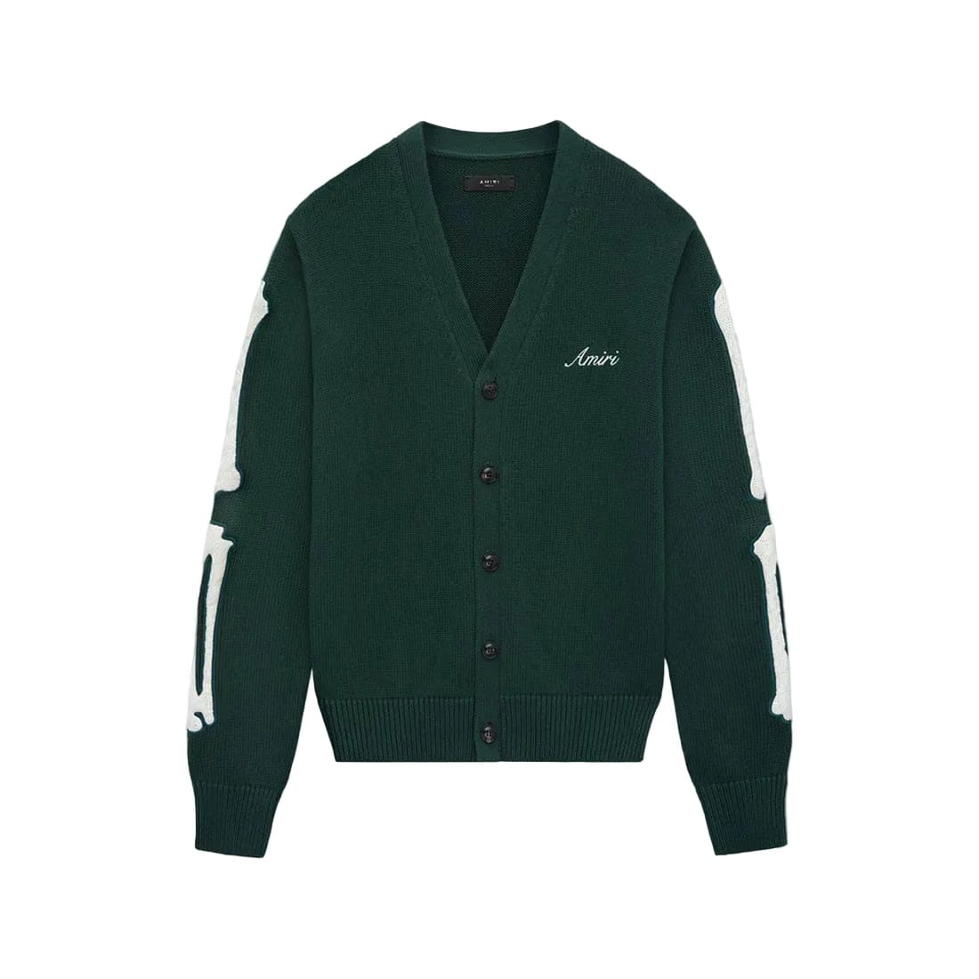 Amiri Bones Cardigan 'Evergreen'