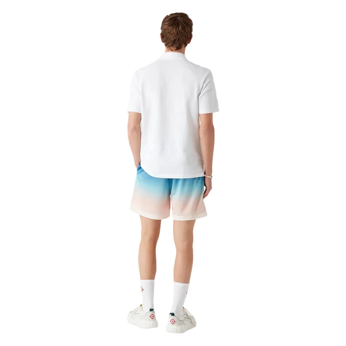 Casablanca Football Shorts 'Blue Gradient'