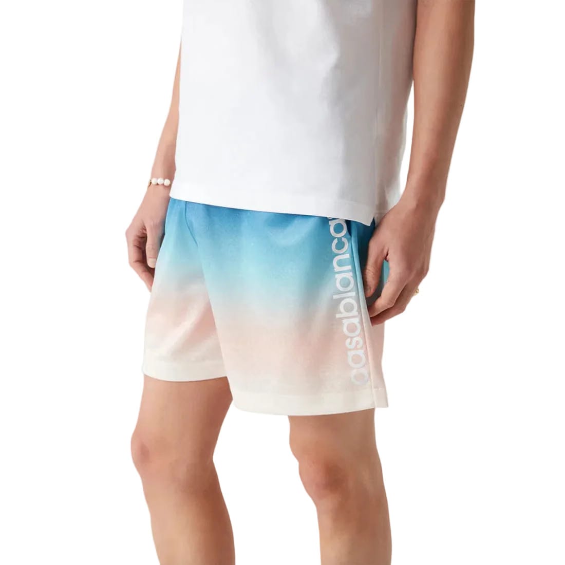 Casablanca Football Shorts 'Blue Gradient'