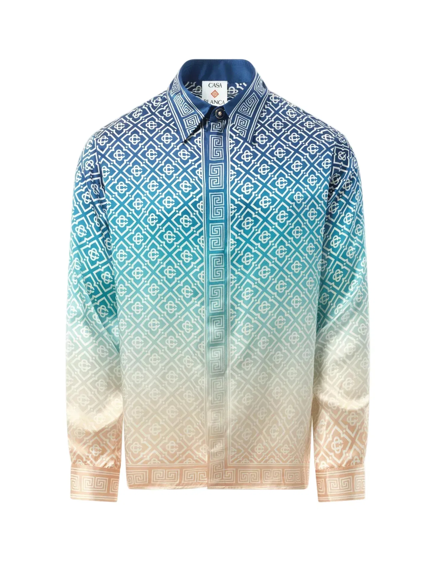 Casablanca Classic Collar Long Sleeve Shirt 'Blue Gradient'