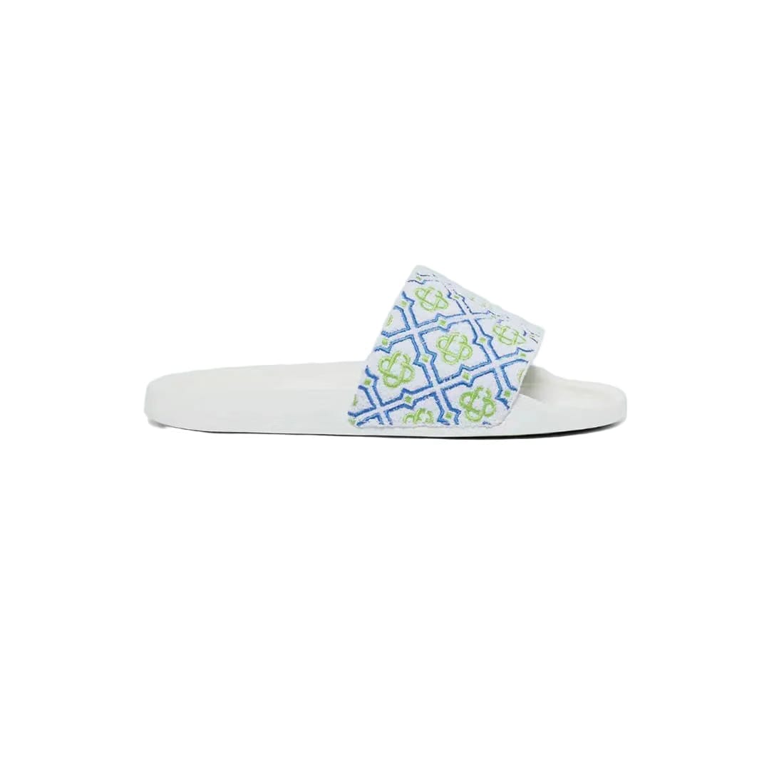 Casablanca Monogram Pool Slide 'White'