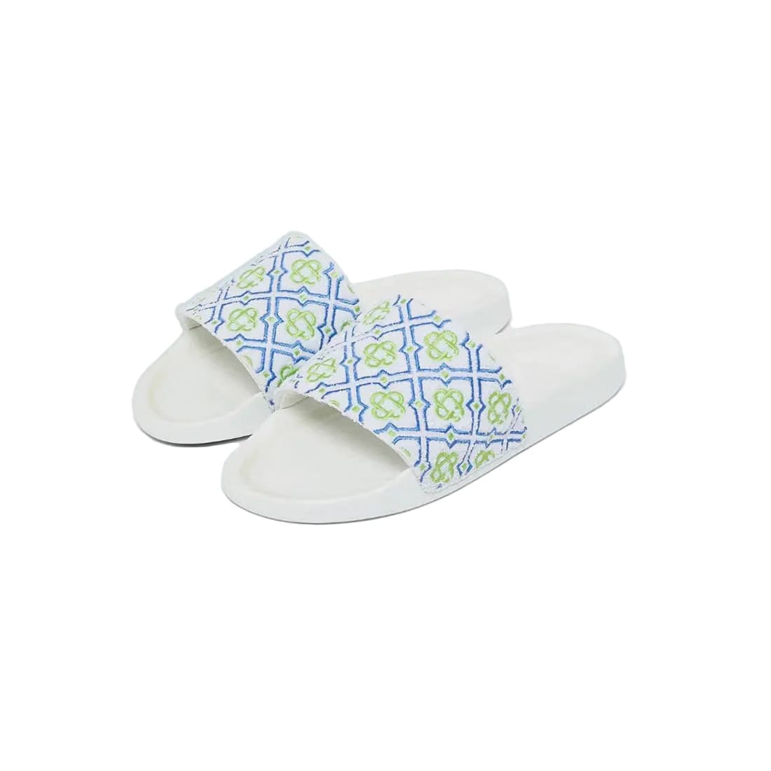 Casablanca Monogram Pool Slide 'White'