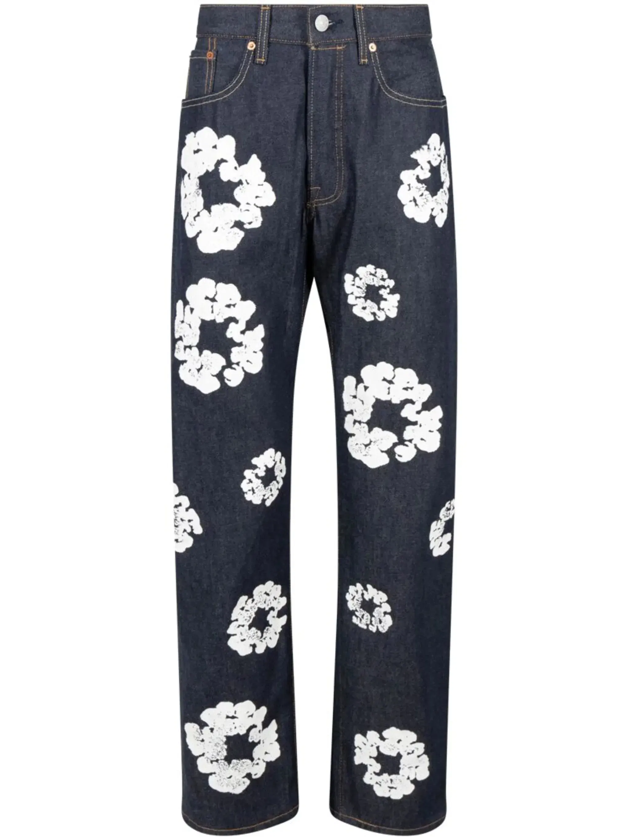 Denim Tears x Levi Jeans Cotton Wreath Selvedge Denim 'Indigo'