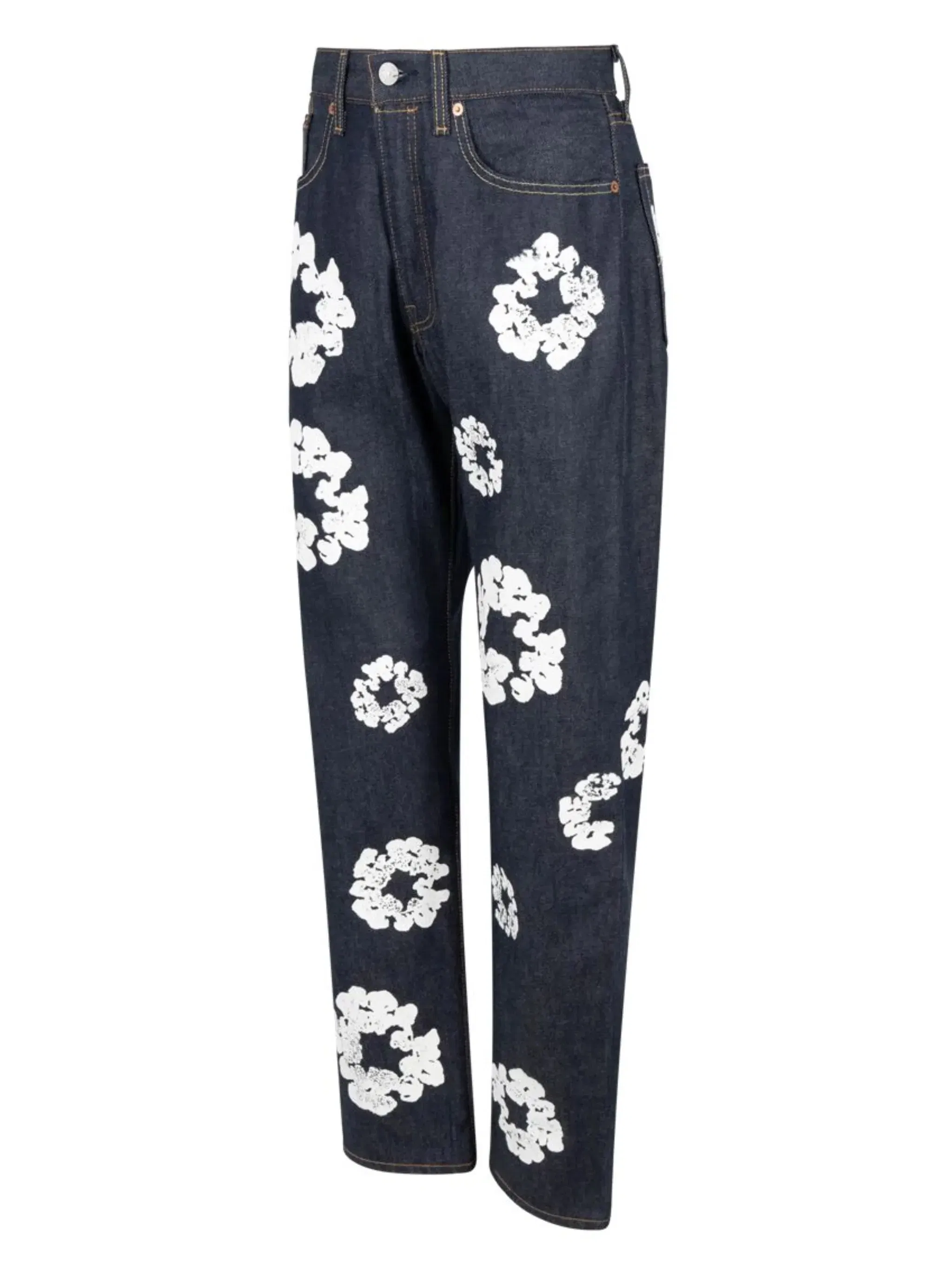 Denim Tears x Levi Jeans Cotton Wreath Selvedge Denim 'Indigo'