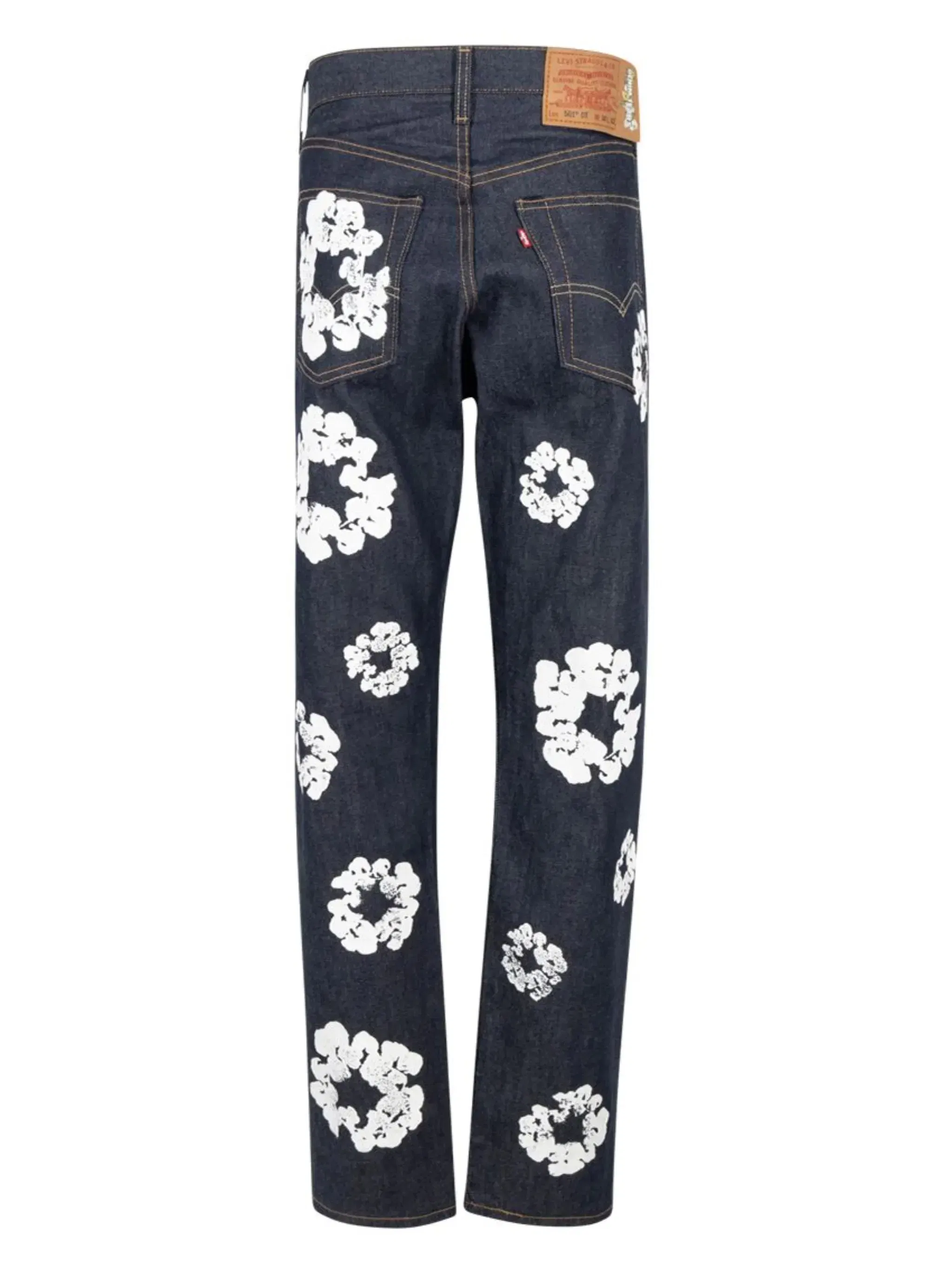Denim Tears x Levi Jeans Cotton Wreath Selvedge Denim 'Indigo'