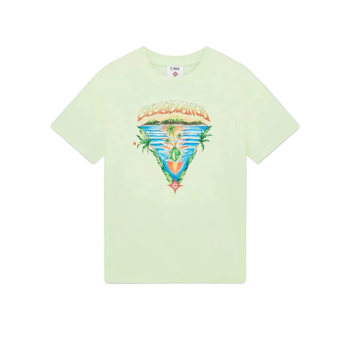 Casablanca Innocence Triangle Classic Tee 'Green'