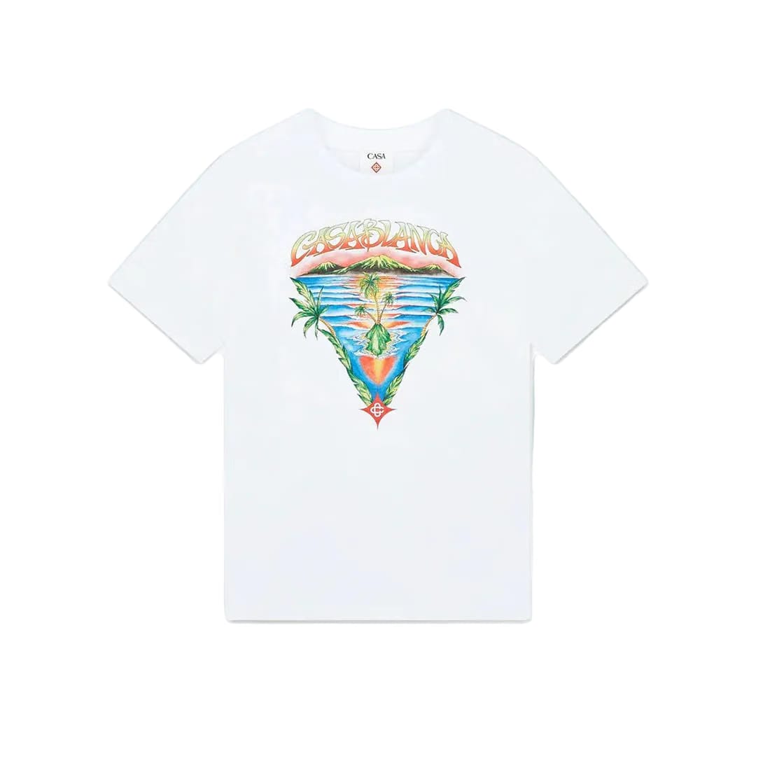 Casablanca Innocence Triangle Classic Tee 'White'