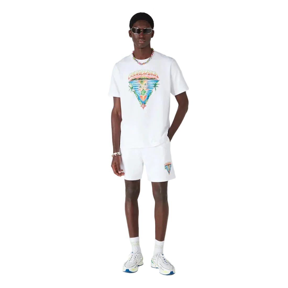 Casablanca Innocence Triangle Classic Tee 'White'