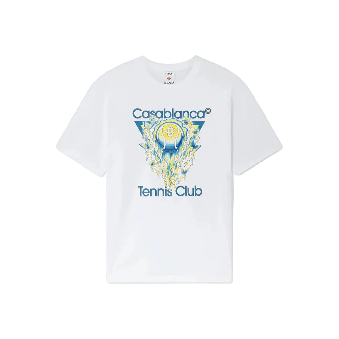 Casablanca Tennis Club Icon Classic Tee 'White'