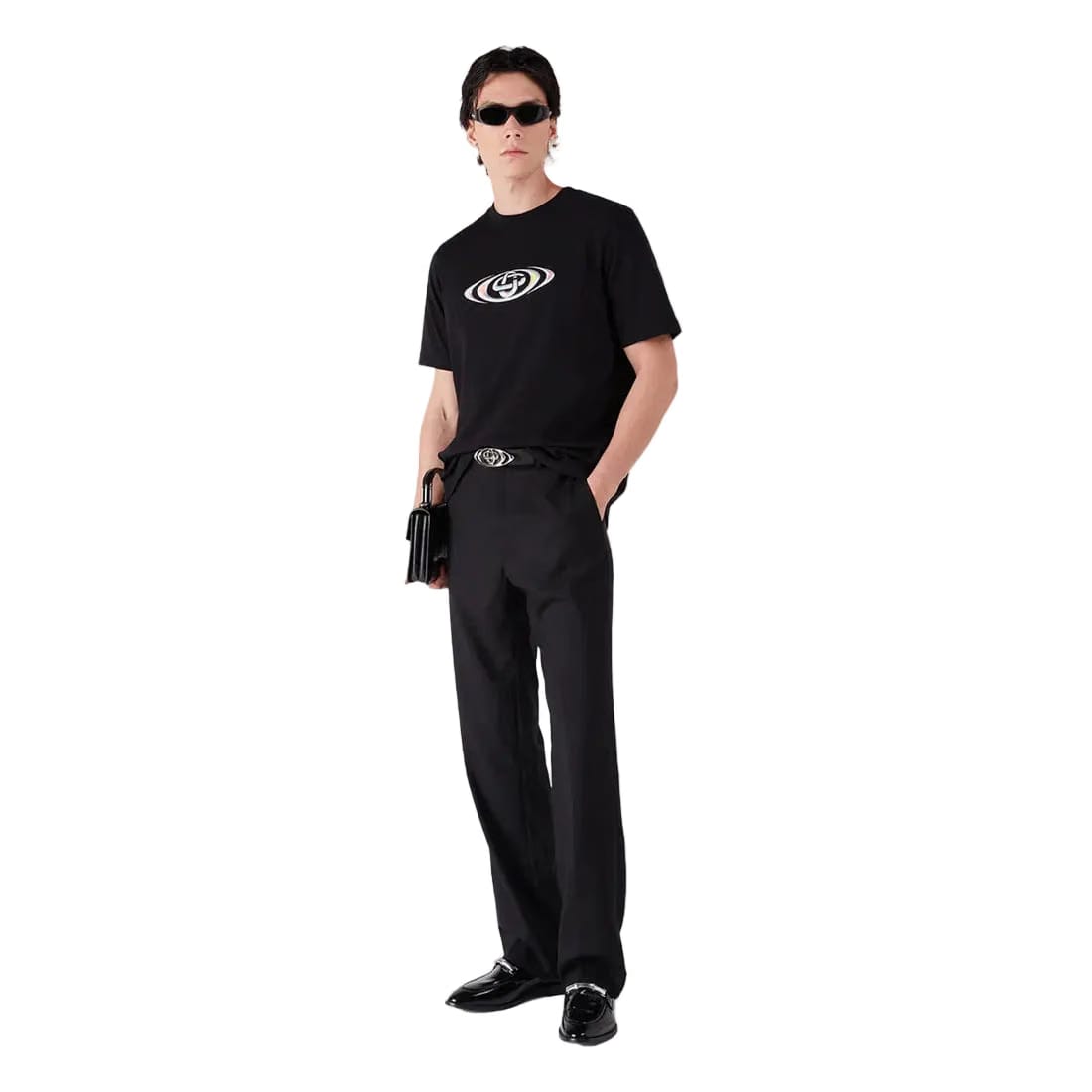 Casablanca Warped Logo Classic Tee 'Black'