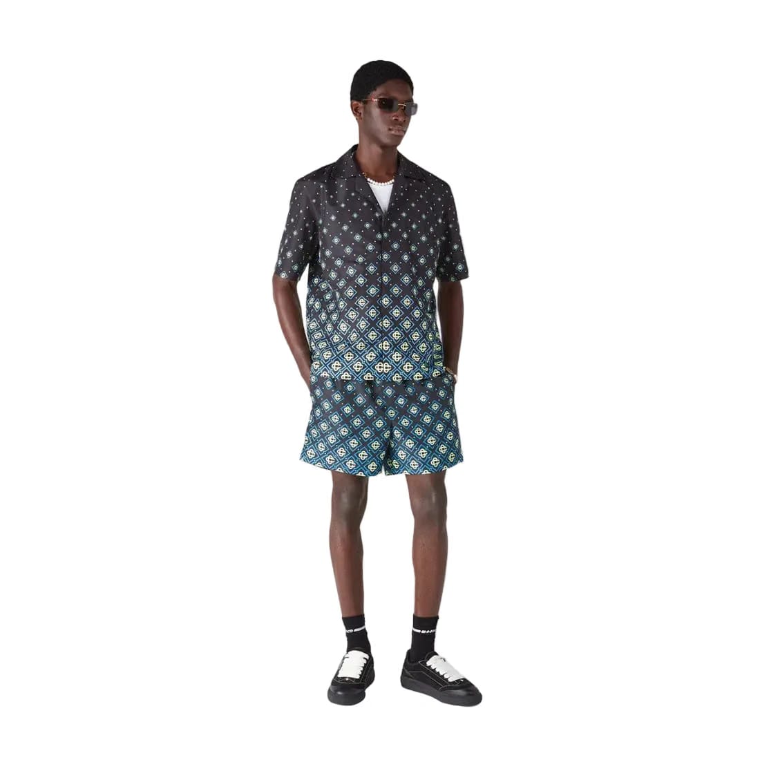 Casablanca Monogram Swim Shorts 'Black'