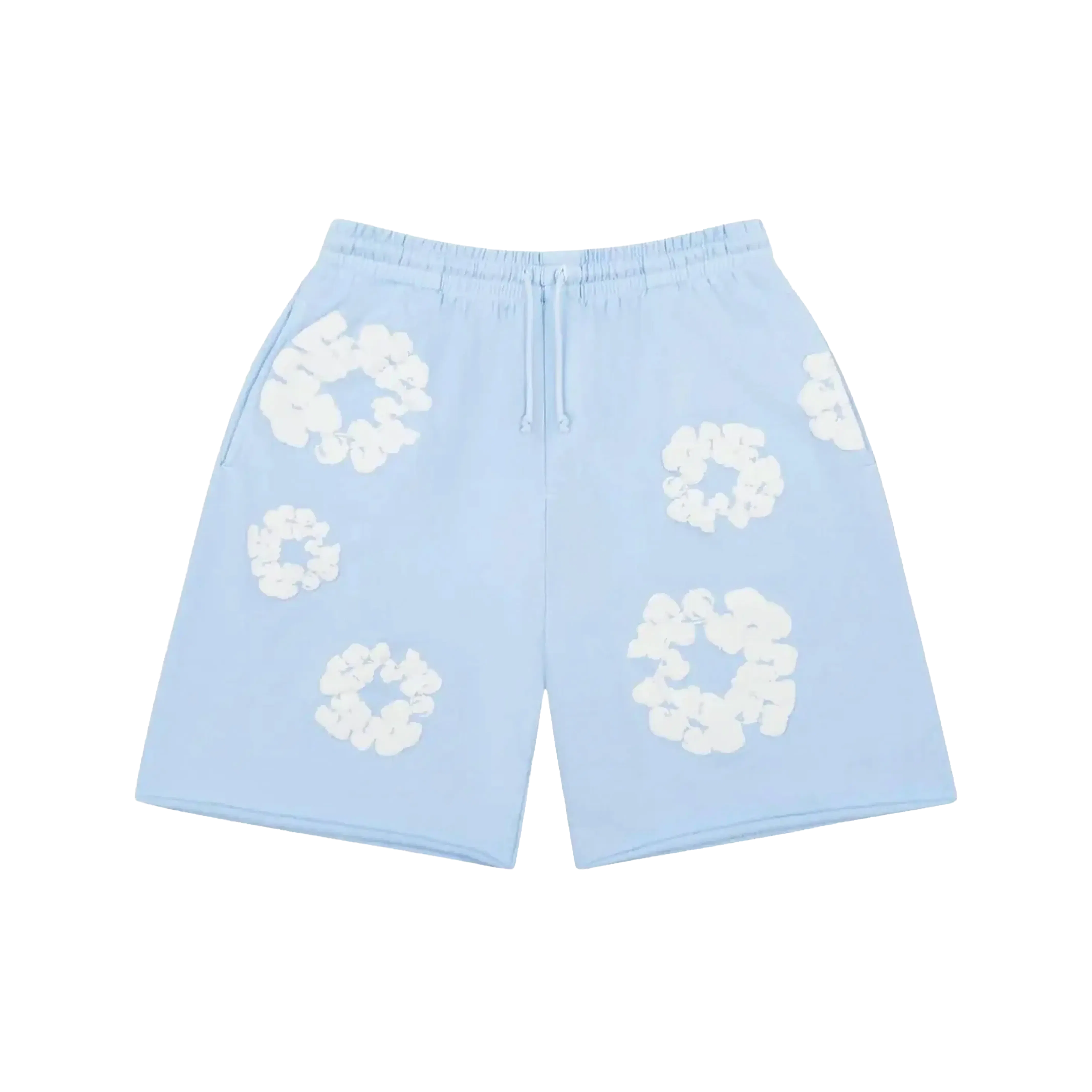 Denim Tears The Cotton Wreath shorts Powder Blue