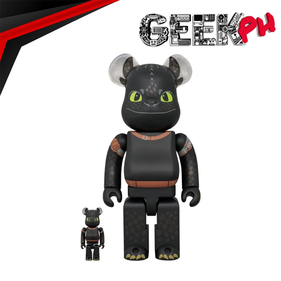 Medicom BE@RBRICK How to Train Your Dragon Toothless 100% & 400% sold by Geek PH