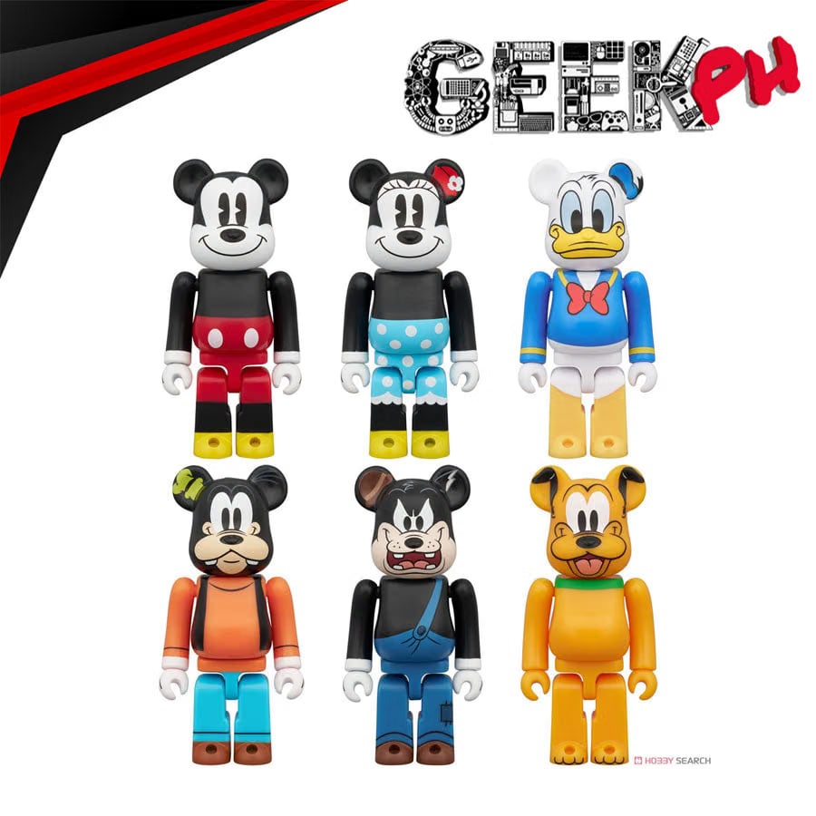 Medicom Be@rbrick mickey mouse&friends 100% sold by Geek PH