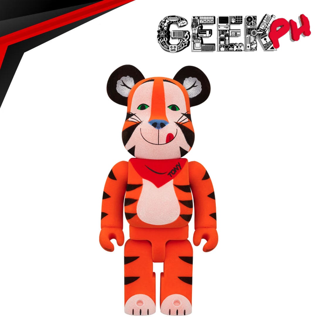 Medicom BE@RBRICK TONY THE TIGER VINTAGE FLOCKY Ver.100% & 400% sold by Geek PH