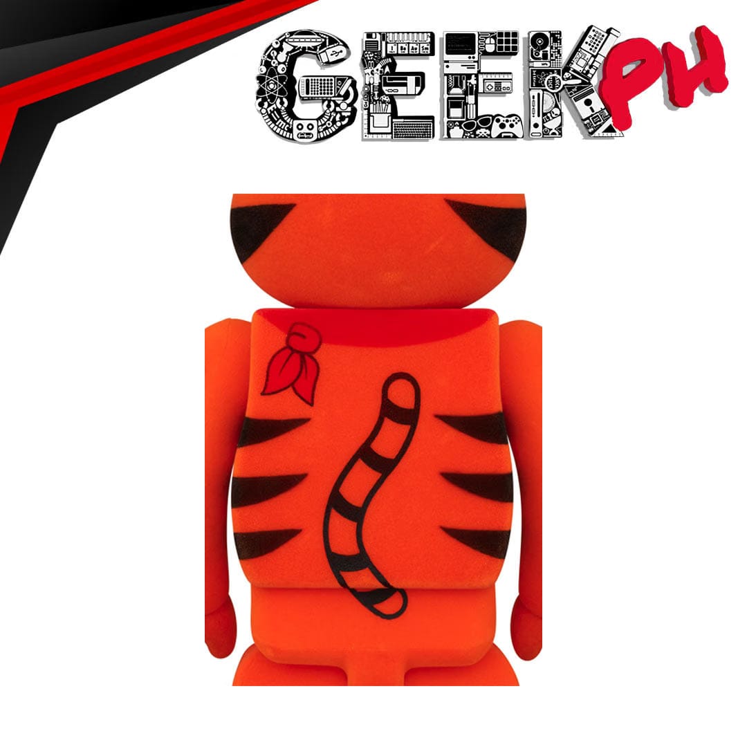 Medicom BE@RBRICK TONY THE TIGER VINTAGE FLOCKY Ver.100% & 400% sold by Geek PH