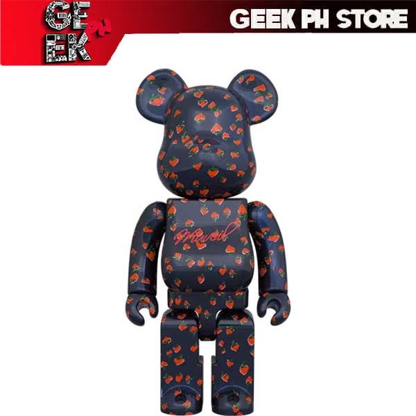 Medicom BE@RBRICK MUVEIL "Strawberry" 100% & 400% sold by Geek PH Store