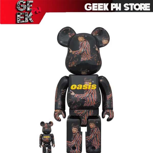 Medicom BE@RBRICK OASIS KNEBWORTH 1996 (Noel Gallagher) 100% & 400% sold by Geek PH Store
