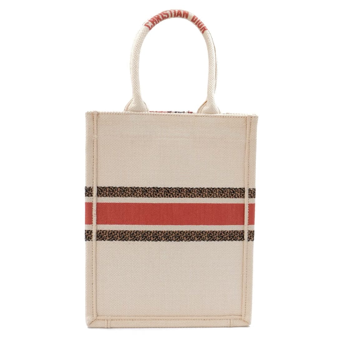 Dior Christian Dior Fleurs Bibliques Embroidery Vertical Book tote bag