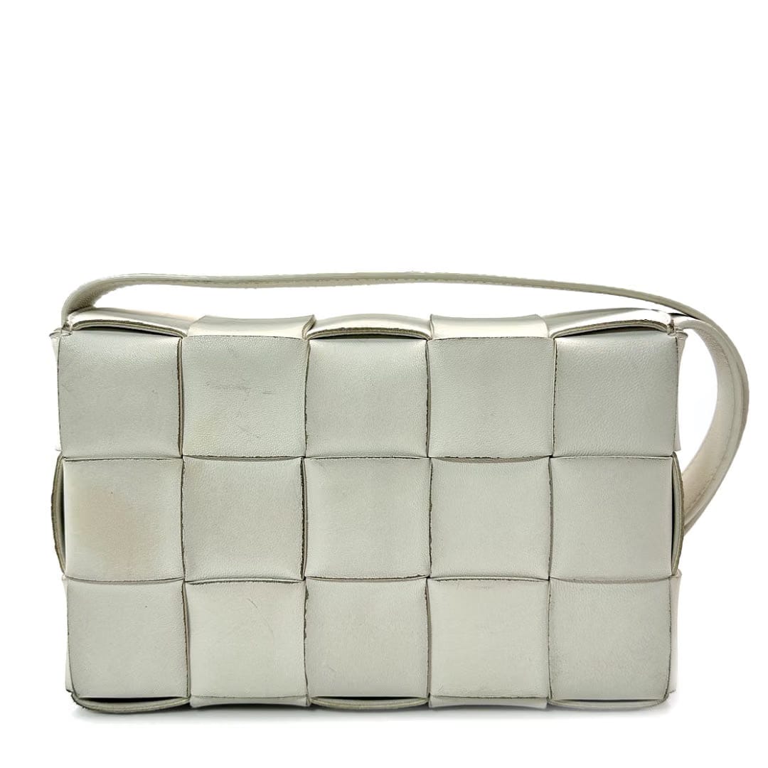 Bottega Veneta Medium Cassette Shoulder Bag in Intrecciato Leather