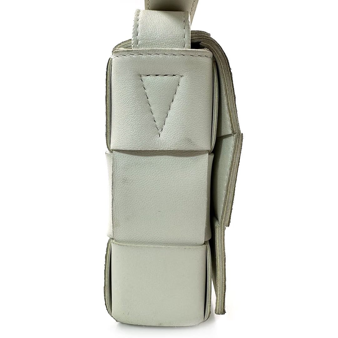 Bottega Veneta Medium Cassette Shoulder Bag in Intrecciato Leather