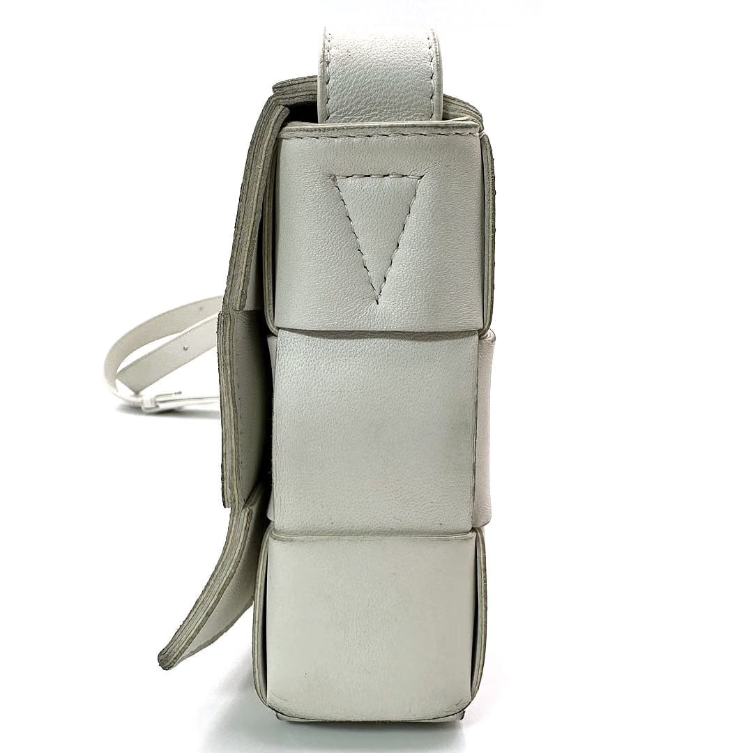 Bottega Veneta Medium Cassette Shoulder Bag in Intrecciato Leather