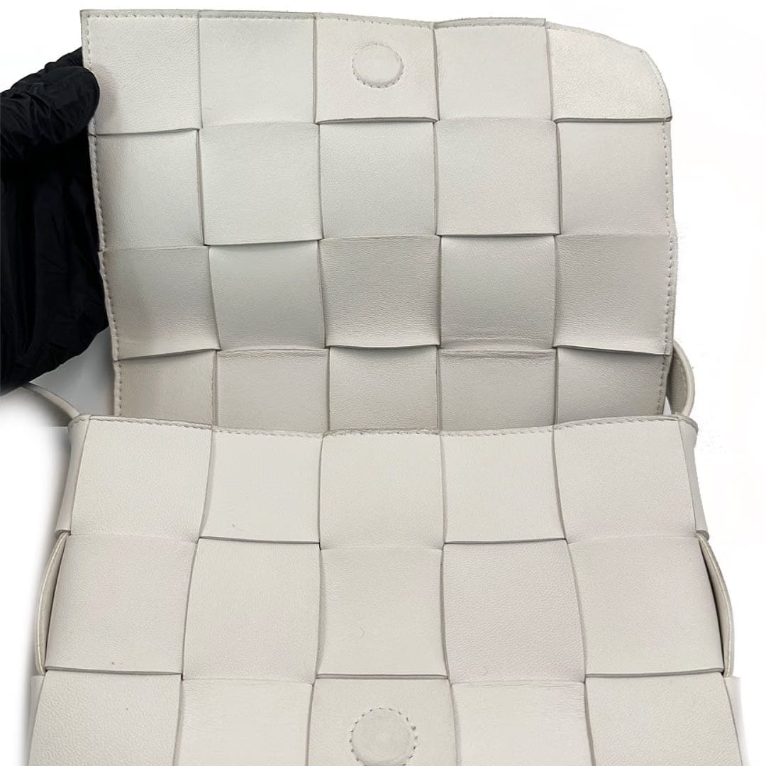 Bottega Veneta Medium Cassette Shoulder Bag in Intrecciato Leather