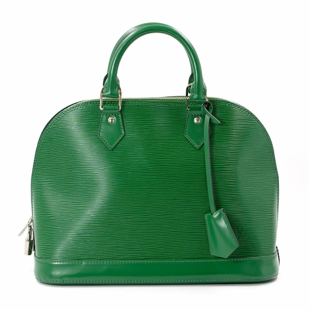 Louis Vuitton Epi Alma Pm Green Handbag