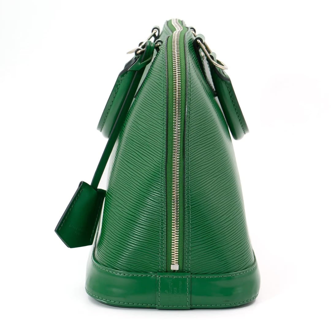 Louis Vuitton Epi Alma Pm Green Handbag