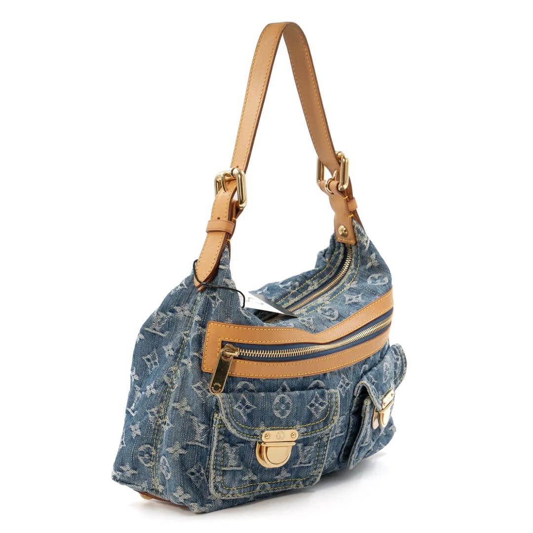 Louis Vuitton Blue Monogram denim Buggy Pm Shoulder bag